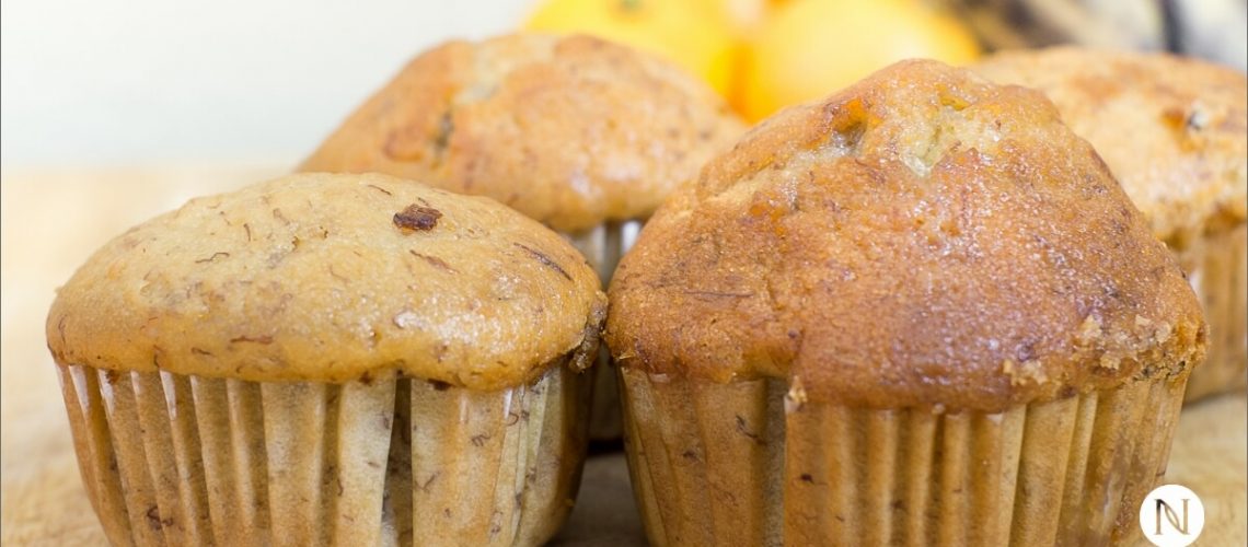 Beth’s Banana Bread Muffins Boosted