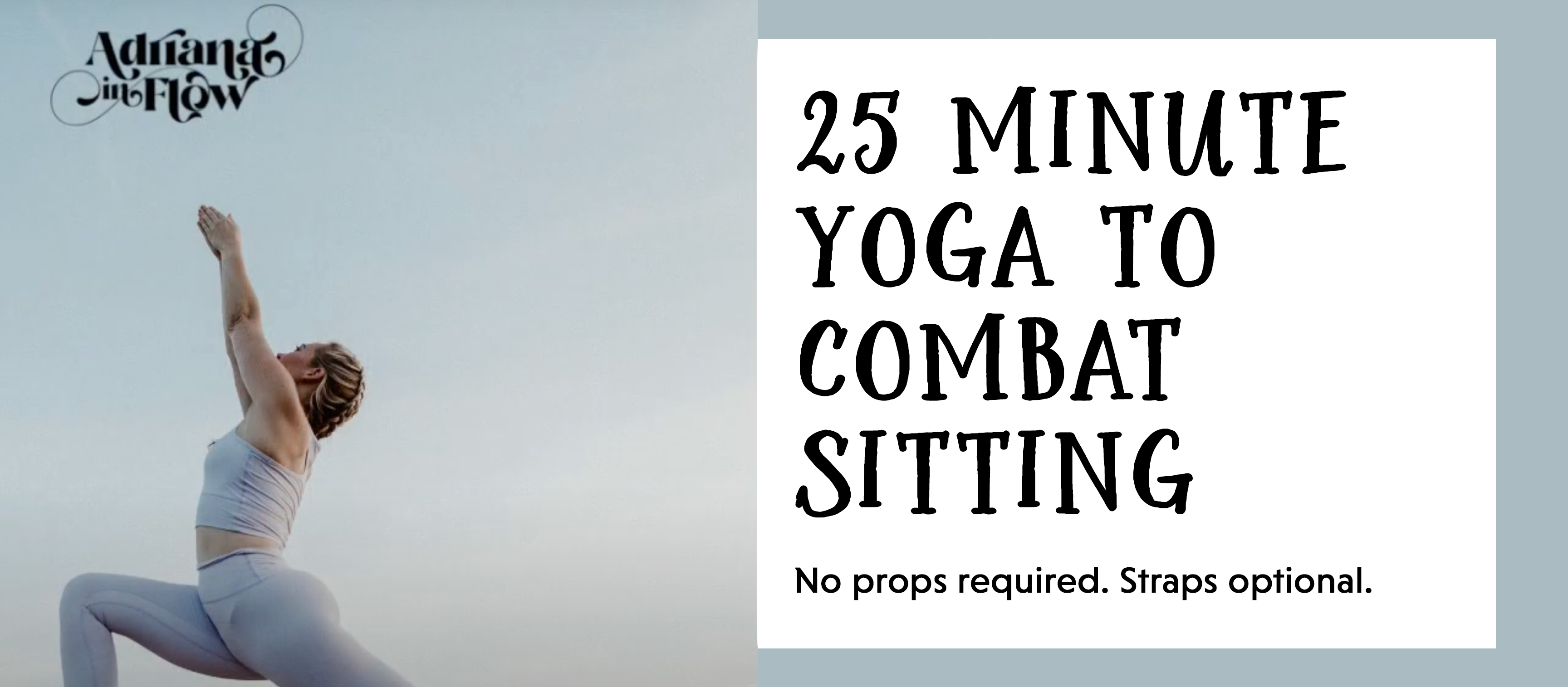 Improve Your Posture | 25-Minute Yoga Workout to Combat Sitting