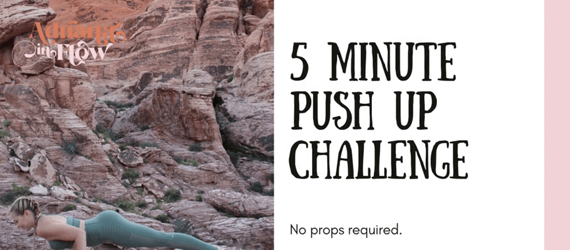 5 Minute Push Up Challenge featuring Adriana Lee