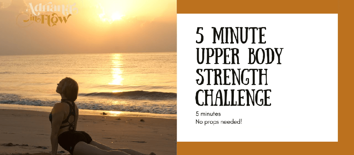 5 Minute Upper Body Strength Challenge featuring Adriana Lee