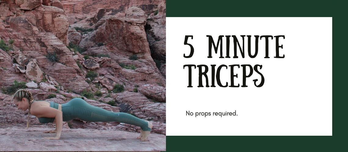 5 Minute Triceps with Adriana Lee